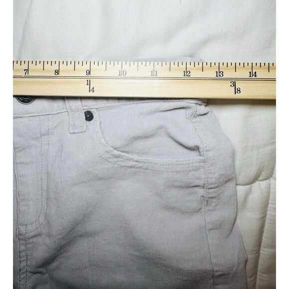 AERIE Lightweight‎ Thin Gray Corduroy Cut Off Shorts SIZE XS NWT - Picture 5 of 8